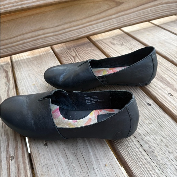 Born Black Leather Women's Loafers - Picture 4 of 7